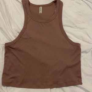 Brown tank top